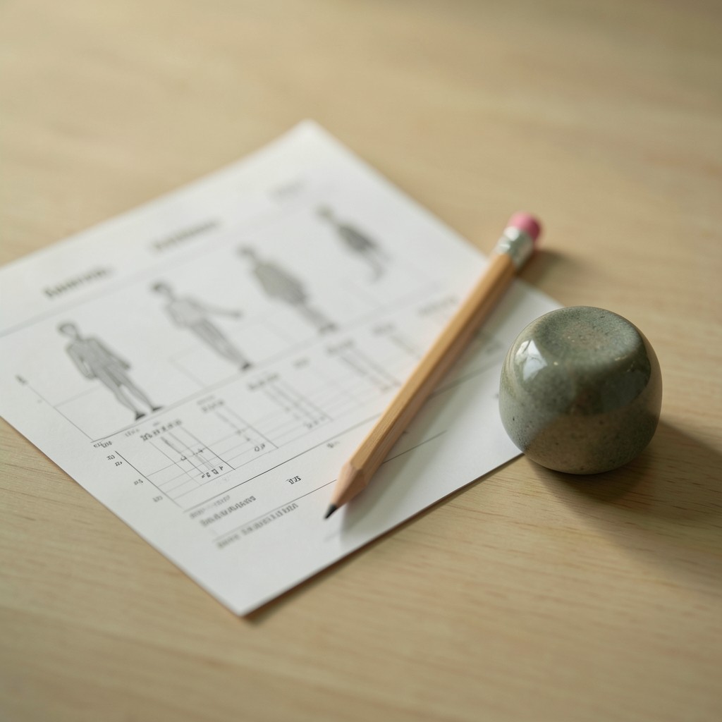Printed rate sheet and pencil on a calm desk with soft green-grey surroundings